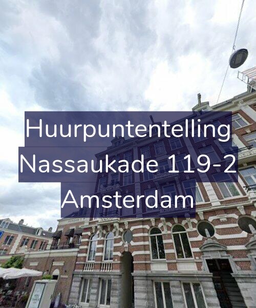 Foto gevel Huurpuntentelling voor Nassaukade 119-2, Amsterdam