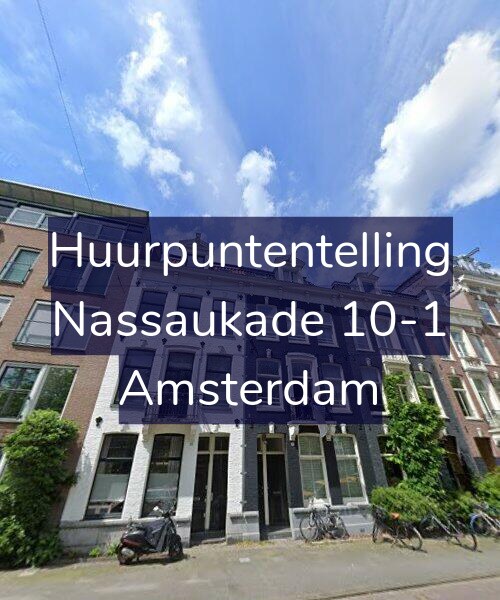 Foto gevel Huurpuntentelling voor Nassaukade 10-1, Amsterdam