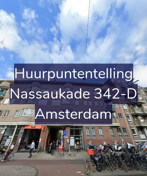 Foto gevel Huurpuntentelling voor Nassaukade 342-D, Amsterdam