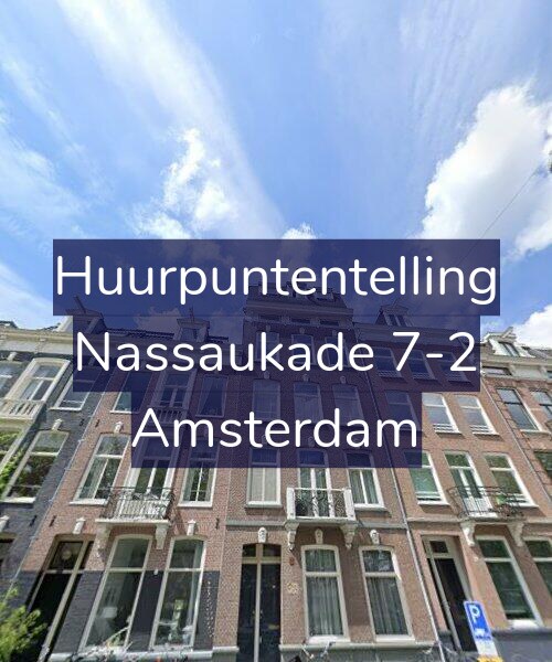 Foto gevel Huurpuntentelling voor Nassaukade 7-2, Amsterdam