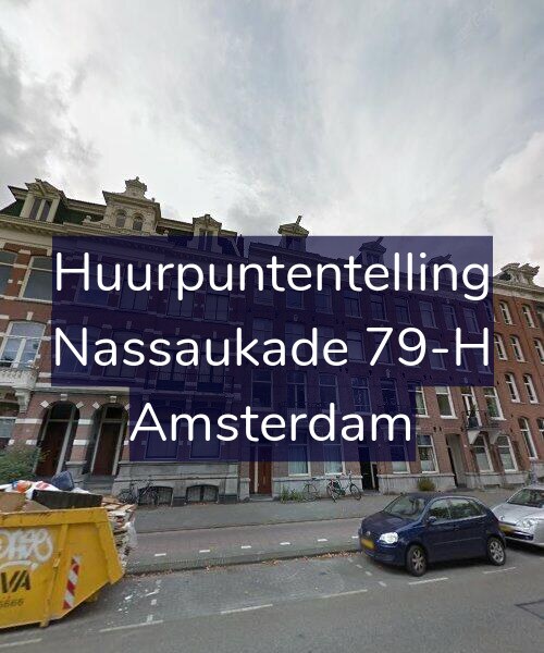 Foto gevel Huurpuntentelling voor Nassaukade 79-H, Amsterdam