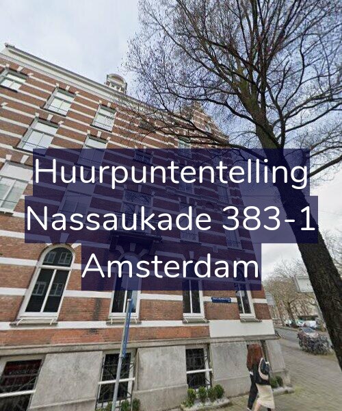 Foto gevel Huurpuntentelling voor Nassaukade 383-1, Amsterdam