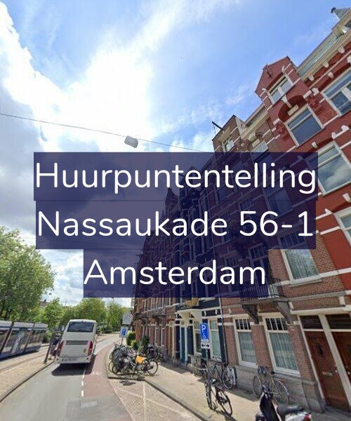 Foto gevel Huurpuntentelling voor Nassaukade 56-1, Amsterdam