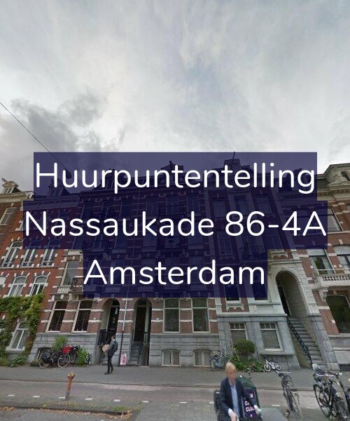 Foto gevel Huurpuntentelling voor Nassaukade 86-4A, Amsterdam