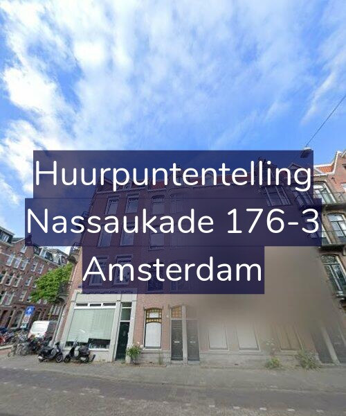 Foto gevel Huurpuntentelling voor Nassaukade 176-3, Amsterdam