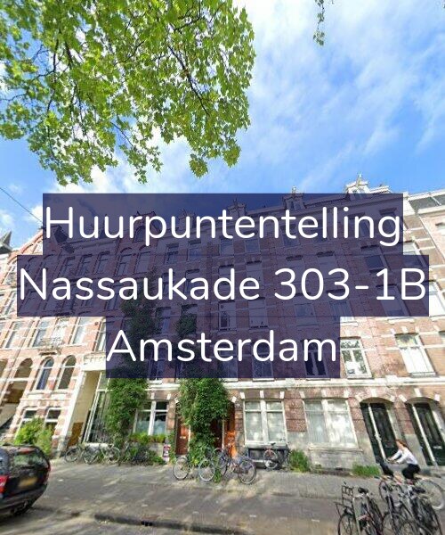 Foto gevel Huurpuntentelling voor Nassaukade 303-1B, Amsterdam