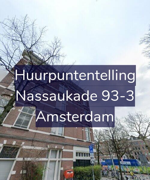 Foto gevel Huurpuntentelling voor Nassaukade 93-3, Amsterdam