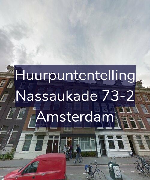 Foto gevel Huurpuntentelling voor Nassaukade 73-2, Amsterdam