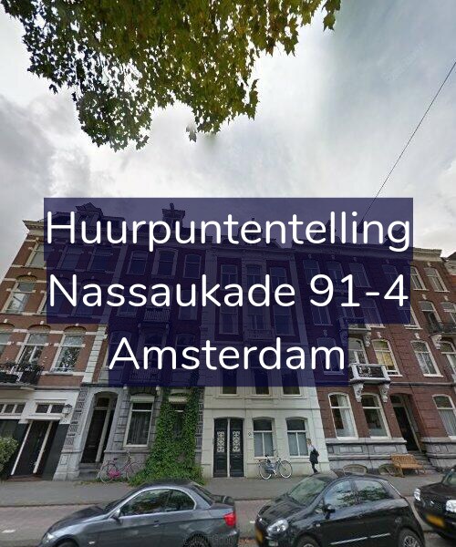 Foto gevel Huurpuntentelling voor Nassaukade 91-4, Amsterdam
