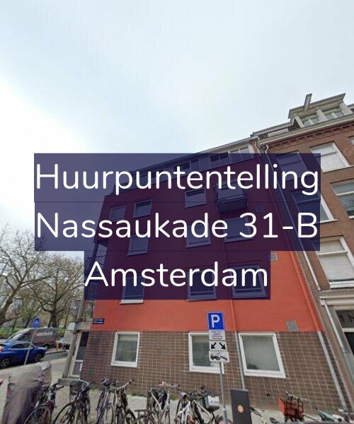 Foto gevel Huurpuntentelling voor Nassaukade 31-B, Amsterdam