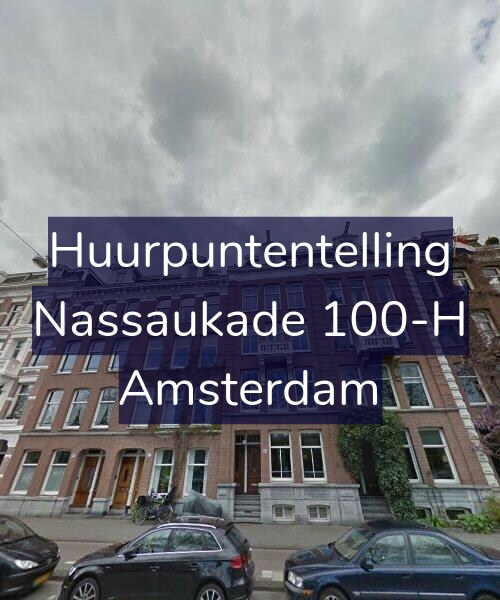 Foto gevel Huurpuntentelling voor Nassaukade 100-H, Amsterdam