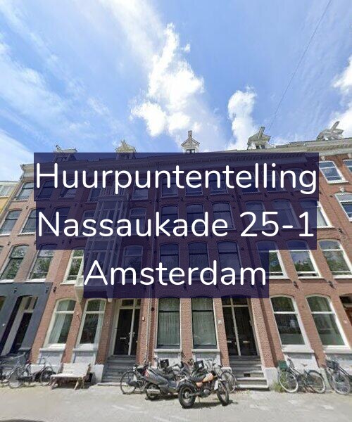 Foto gevel Huurpuntentelling voor Nassaukade 25-1, Amsterdam