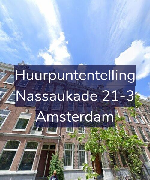 Foto gevel Huurpuntentelling voor Nassaukade 21-3, Amsterdam