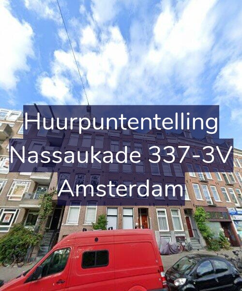 Foto gevel Huurpuntentelling voor Nassaukade 337-3V, Amsterdam