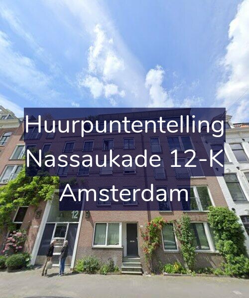 Foto gevel Huurpuntentelling voor Nassaukade 12-K, Amsterdam