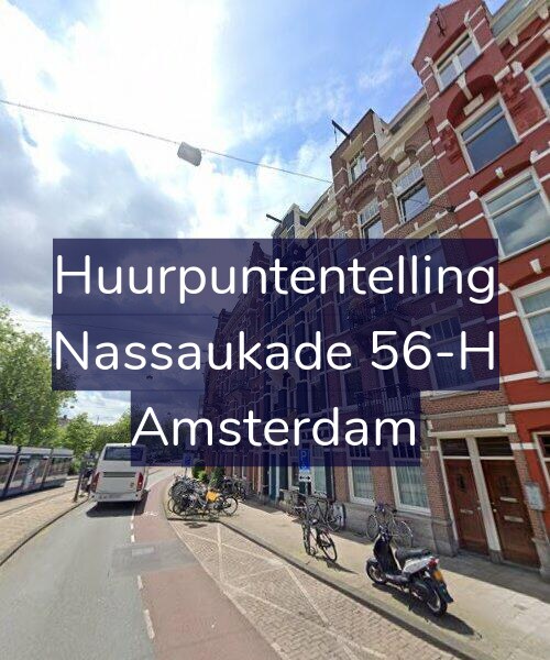 Foto gevel Huurpuntentelling voor Nassaukade 56-H, Amsterdam
