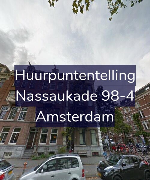 Foto gevel Huurpuntentelling voor Nassaukade 98-4, Amsterdam