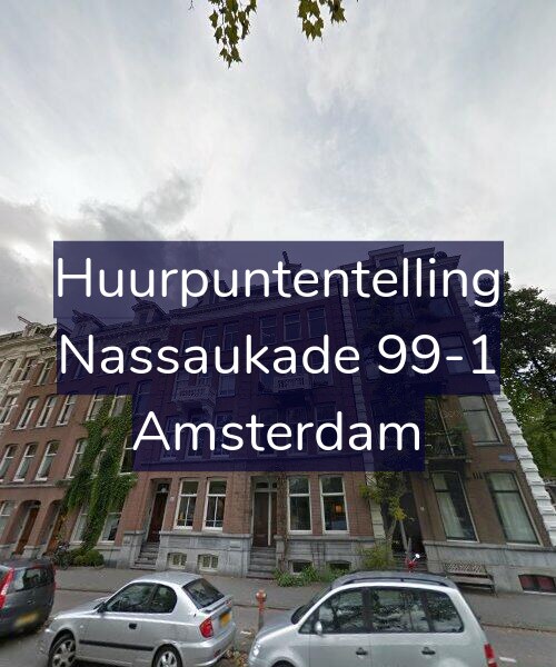 Foto gevel Huurpuntentelling voor Nassaukade 99-1, Amsterdam