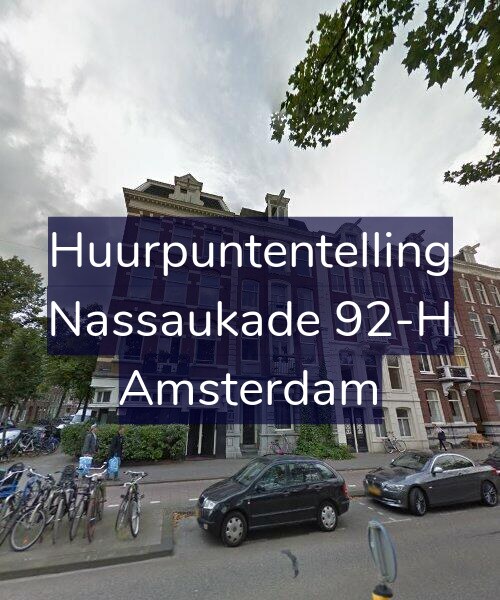 Foto gevel Huurpuntentelling voor Nassaukade 92-H, Amsterdam