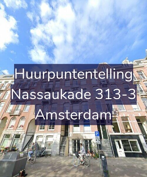 Foto gevel Huurpuntentelling voor Nassaukade 313-3, Amsterdam
