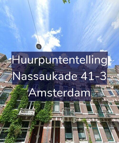 Foto gevel Huurpuntentelling voor Nassaukade 41-3, Amsterdam