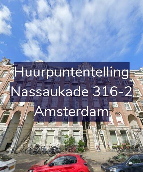 Foto gevel Huurpuntentelling voor Nassaukade 316-2, Amsterdam