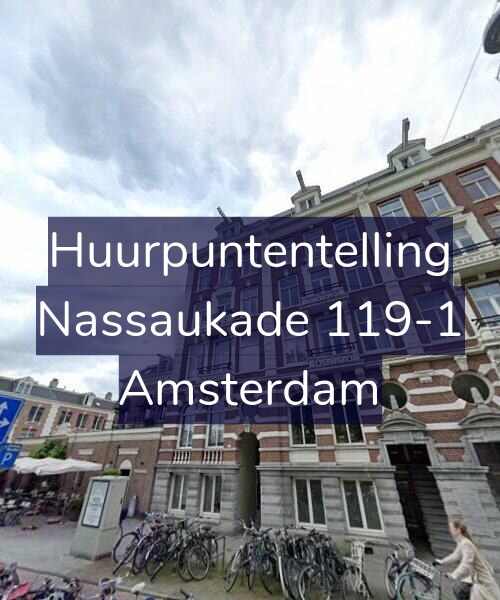 Foto gevel Huurpuntentelling voor Nassaukade 119-1, Amsterdam