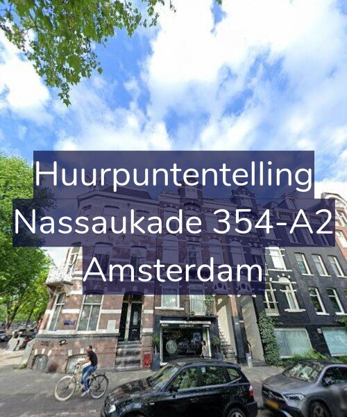 Foto gevel Huurpuntentelling voor Nassaukade 354-A2, Amsterdam