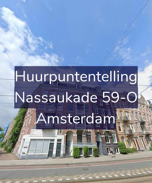 Foto gevel Huurpuntentelling voor Nassaukade 59-O, Amsterdam