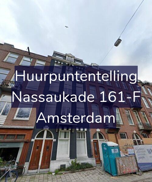 Foto gevel Huurpuntentelling voor Nassaukade 161-F, Amsterdam