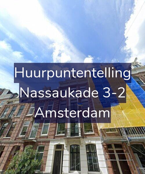 Foto gevel Huurpuntentelling voor Nassaukade 3-2, Amsterdam