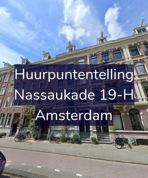 Foto gevel Huurpuntentelling voor Nassaukade 19-H, Amsterdam