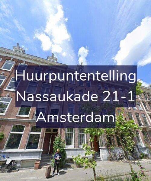 Foto gevel Huurpuntentelling voor Nassaukade 21-1, Amsterdam