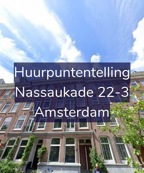 Foto gevel Huurpuntentelling voor Nassaukade 22-3, Amsterdam