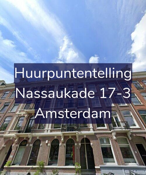 Foto gevel Huurpuntentelling voor Nassaukade 17-3, Amsterdam