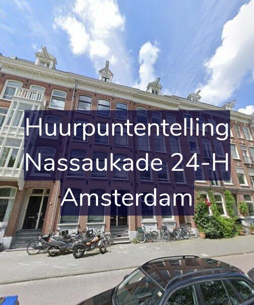 Foto gevel Huurpuntentelling voor Nassaukade 24-H, Amsterdam