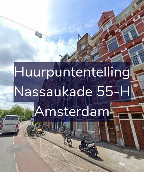 Foto gevel Huurpuntentelling voor Nassaukade 55-H, Amsterdam
