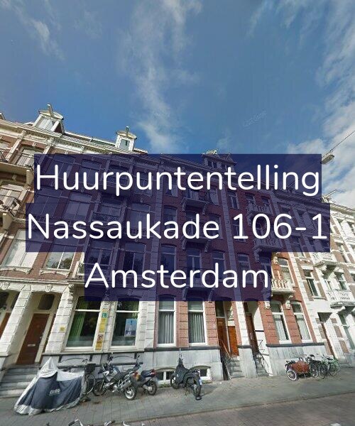 Foto gevel Huurpuntentelling voor Nassaukade 106-1, Amsterdam