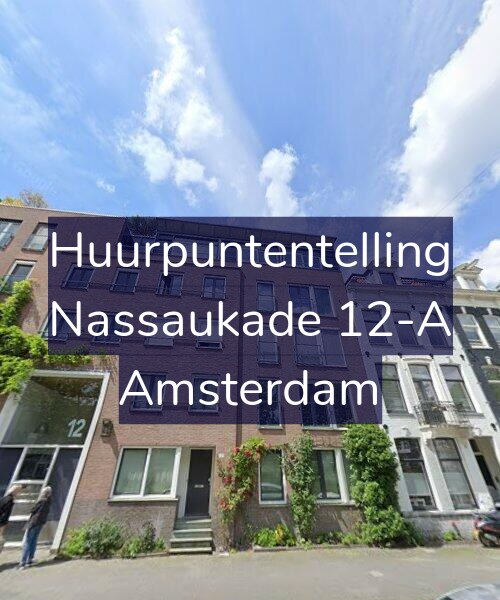 Foto gevel Huurpuntentelling voor Nassaukade 12-A, Amsterdam