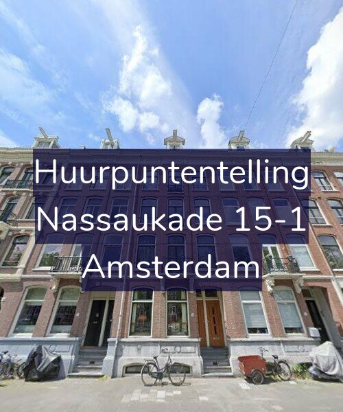 Foto gevel Huurpuntentelling voor Nassaukade 15-1, Amsterdam