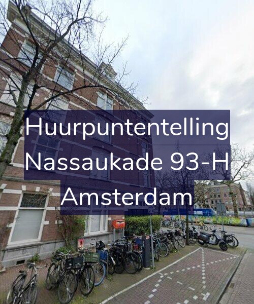 Foto gevel Huurpuntentelling voor Nassaukade 93-H, Amsterdam