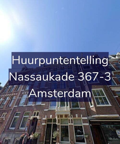 Foto gevel Huurpuntentelling voor Nassaukade 367-3, Amsterdam