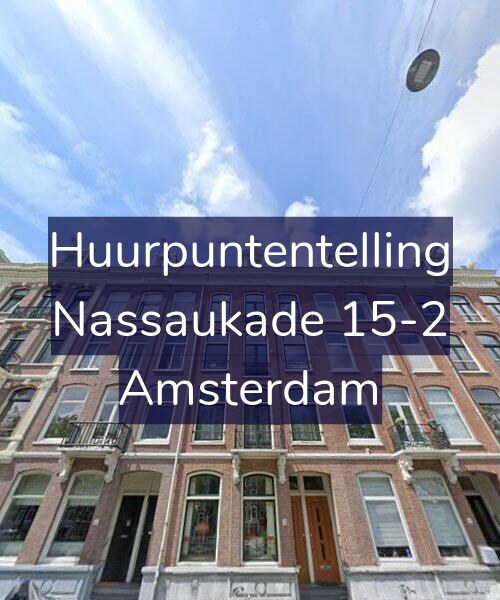 Foto gevel Huurpuntentelling voor Nassaukade 15-2, Amsterdam