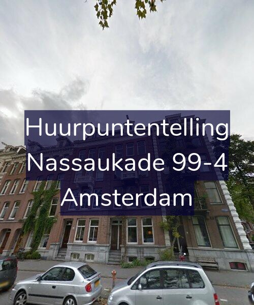 Foto gevel Huurpuntentelling voor Nassaukade 99-4, Amsterdam