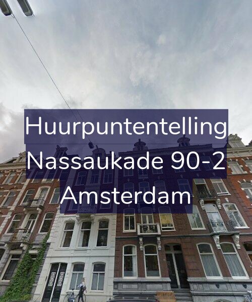 Foto gevel Huurpuntentelling voor Nassaukade 90-2, Amsterdam