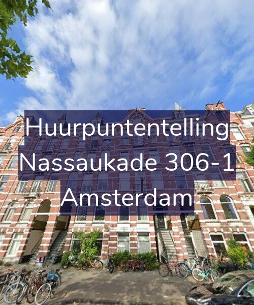 Foto gevel Huurpuntentelling voor Nassaukade 306-1, Amsterdam