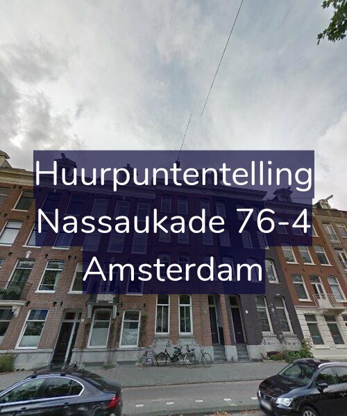 Foto gevel Huurpuntentelling voor Nassaukade 76-4, Amsterdam