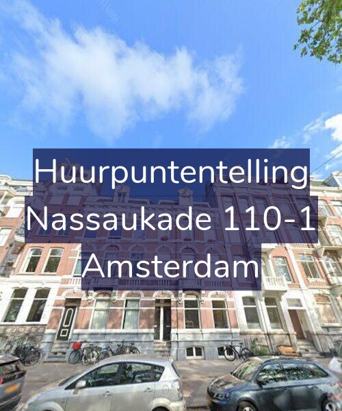 Foto gevel Huurpuntentelling voor Nassaukade 110-1, Amsterdam