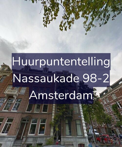 Foto gevel Huurpuntentelling voor Nassaukade 98-2, Amsterdam