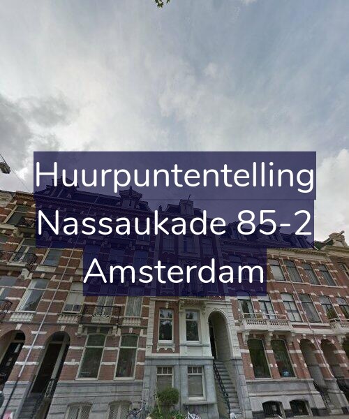 Foto gevel Huurpuntentelling voor Nassaukade 85-2, Amsterdam